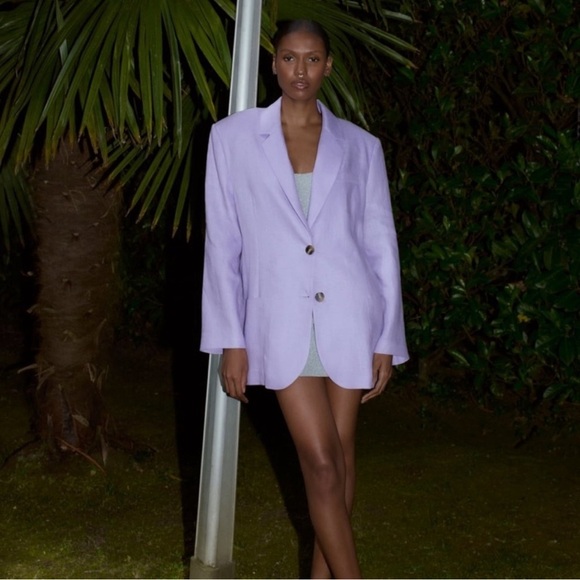 COPY - Zara Purple Blazer - Picture 11 of 11